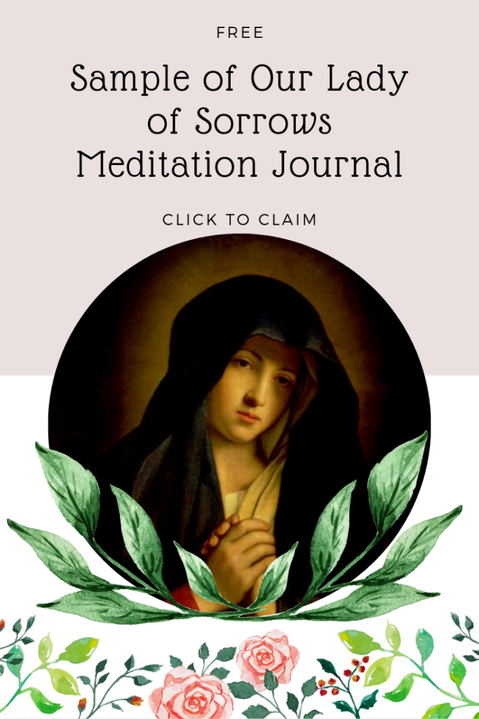 Our Lady of Sorrows Novena Journal image 